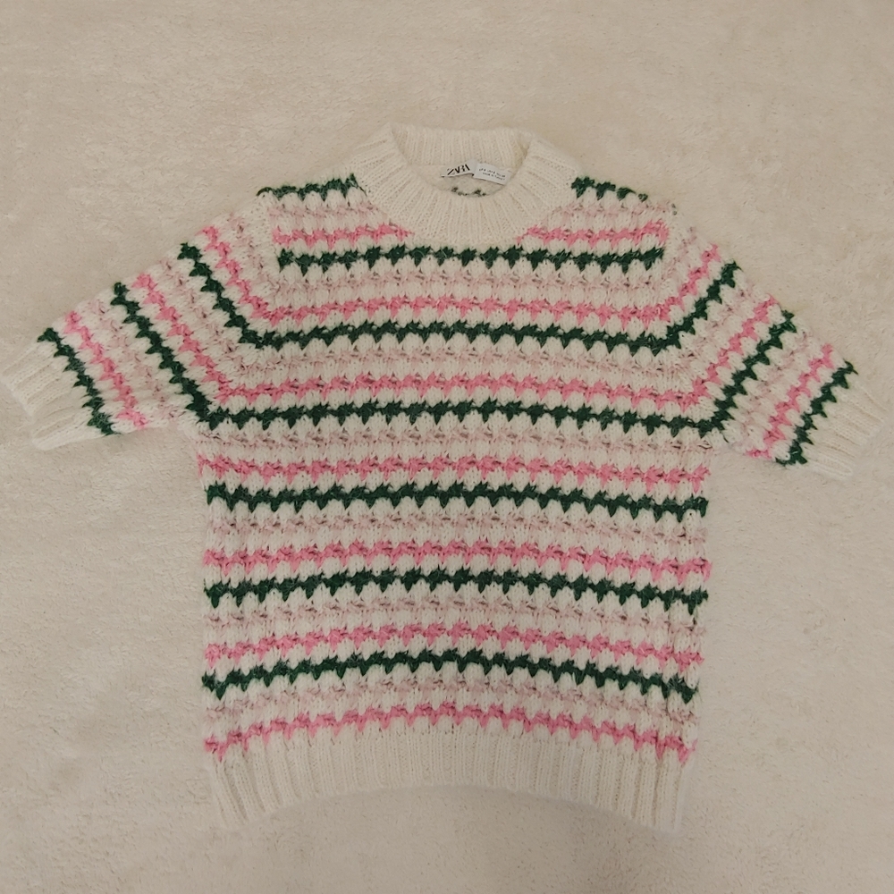 Zara short sleeve sweater